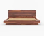Fidora Sheesham Wood King/Queen Size Bed - Image 5
