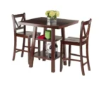 2 Seater Solid Wood Dining Set - Image 2