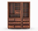 3 Door Solid Sheesham Wood Wardrobe - Image 3