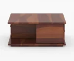 Aaron Solid Wood Coffee Table with Drawers - Image 3