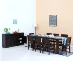Acro Solid Wood 8 Seater Dining Table Sets