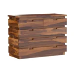 Adeore Solid Wood Bedroom Dresser Chest With 5 Drawers - Image 3