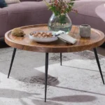 Albi Solid Wood Rounded Center Table