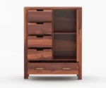 Alora Sheesham Wood Chest of Drawer - Image 3
