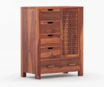 Alora Sheesham Wood Chest of Drawer - Image 4