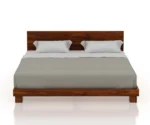 Amaris Low Floor Solid Wood Double Bed - Image 2