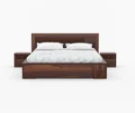 Ameli Sheesham King/Queen Size Wood Bed With Storage - Image 8