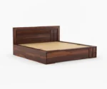 Ameli Sheesham King/Queen Size Wood Bed With Storage - Image 4