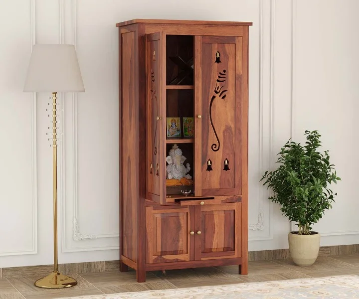 Anjaneya Sheesham Wood Home Temple