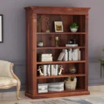 Binder Solid Wood Book Shelf