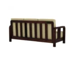 Bregg Wooden Sofa Set 3+1+1 Seater - Image 9