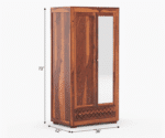 Cambrey 2 Door Wardrobe with Mirror - Image 6