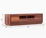 Celena Sheesham Wood TV Cabinet - Image 6