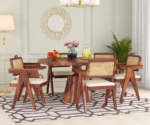 Chilton 6 Seater Round Dining Table set