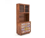 Chitra Solid Wood Sheesham Crockery Unit - Image 2