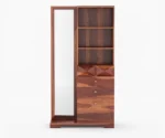 Cinader Sheesham Wood Dressing Table with Storage & Stool - Image 2