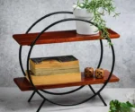 Circular Organizer with Black Frame from Mahogany Collection - Image 2