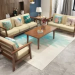 Classic Sheesham wooden sofa set