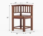 Cohoon Sheesham Wood 4 Seater Dining Set - Image 9