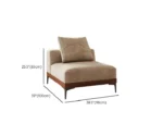 Cream Floor Sofa set with Armrest, Includes - Image 13