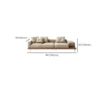 Cream Floor Sofa set with Armrest, Includes - Image 12
