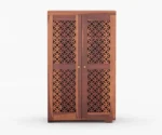 Edward Solid Sheesham Wood Bar Cabinet - Image 2