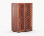 Edward Solid Sheesham Wood Bar Cabinet - Image 3