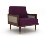 Elton Cane Arm Chair - Image 3