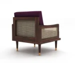 Elton Cane Arm Chair - Image 4