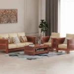 Emma Solid Sheesham Wood Sofa Set