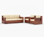 Ethan Solid Sheesham Wood Sofa Set - Image 8