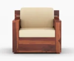 Ethan Solid Sheesham Wood Sofa Set - Image 5