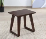 Geelong Solid Wood Seating Stool in Walnut Finish