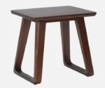 Geelong Solid Wood Seating Stool in Walnut Finish - Image 2