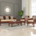 Grace Solid Sheesham Wood Sofa Set