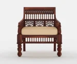 Grace Solid Sheesham Wood Sofa Set - Image 5