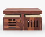 Ivy Solid Wood Coffee Table Sets - Image 2