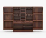Jason Solid Sheesham Wood Bar Cabinet - Image 4