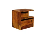 Jerry Wooden Bedside Table - Image 2