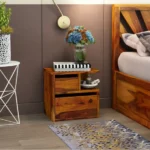 Jerry Wooden Bedside Table