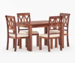 Joanne 4 Seater Dining Set with Cushion - Image 3