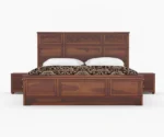 Jordran Sheesham Wood King & Queen Bed with storage - Image 5