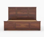 Jordran Sheesham Wood King & Queen Bed with storage - Image 4