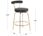 Kayson Swivel  Stool (Set of 2) - Image 8