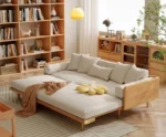 Kyoto Lounge wooden Sofa Bed