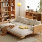Kyoto Lounge wooden Sofa Bed