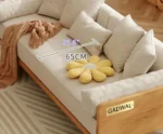 Kyoto Lounge wooden Sofa Bed - Image 4