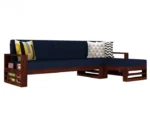 L-Shape Right Aligned Wooden Sofa - Image 2