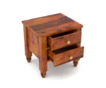 Lilith Wooden Bedside Table - Image 2