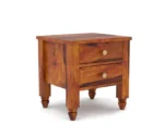 Lilith Wooden Bedside Table - Image 5